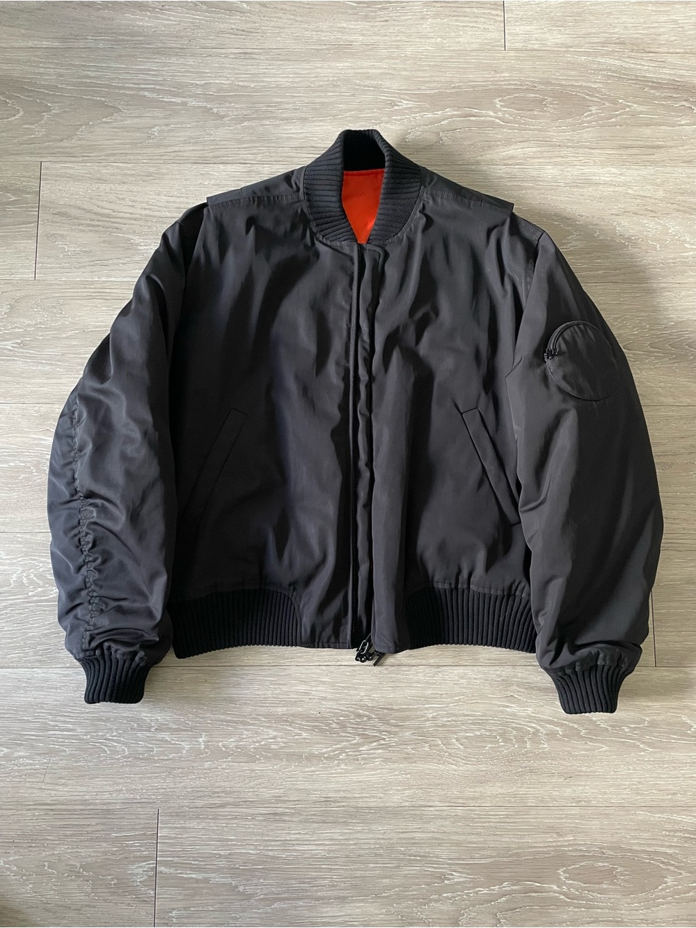 Louis Vuitton Black Orange Reversible
Bomber Jacket.